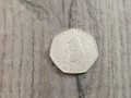 Монета 2019 Великобритания 50 pence 50p (Sherlock Holmes) - Elizabeth II, снимка 2