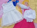 Бебешка рокля 0-3 месеца за изписване или погача, снимка 2