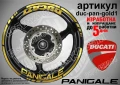Ducati Panigale кантове и надписи за джанти duc-pan-silver1, снимка 3
