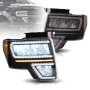 Комплект LED фарове с динамични мигачи за Ford F150 09 - 14, снимка 1