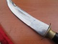 Стар нож кама с гравиран надпис 'Свобода или смърть', снимка 2