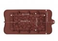 Аеро Шоколад на мехури балончета Шоко Блок силиконов молд форма фондан гипс и др , снимка 2