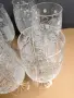 6 броя кристални чаши с шлифовка тип „Ананас“ , снимка 8