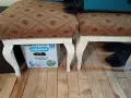 Ретро барокови табуретки - 2 броя, снимка 2