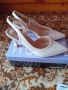 Бели обувки с висок ток, снимка 5