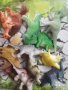 12 бр малки динозаври динозавър пластмасови фигурки играчки за игра и украса торта, снимка 1 - Фигурки - 40430890