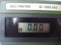 Измервателен уред, цифров мултиметър RFT G 1004.500 Digital-Multimeter , снимка 10