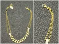 Златен синджир гривна grivna ланец lanec zlaten 14 K 585 gold , снимка 8