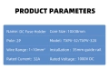 Taxnele 2P паралелен DC държач за предпазители за соларни фотоволтаични системи 10*38 мм DC 1000V, снимка 12
