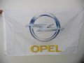 OPEL знаме флаг Opel Корса Астра Кадет Манта фенове готино бяло, снимка 1 - Колекции - 42116338