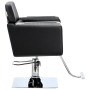 Хидравличен въртящ се фризьорски стол Bella за фризьорски салон с поставка за крака FJ-83014-BLACK f, снимка 3