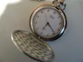 № 7957 джобен часовник  Q&Q   - с капак  - кварцов механизъм  - работещ  - с кюстек, снимка 2