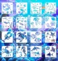 16 вида морски морско дъно стенсил шаблон за спрей за торта украса Scrapbooking , снимка 1