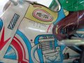 Ретро детски метални играчки мотоциклети с механизъм Made in China 602 N26 употребявани, снимка 3