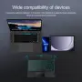 За Samsung Galaxy Tab A9+ / A11+ Кожен Калъф с Подвижна Bluetooth Клавиатура, Тъчпад и Цветна Подсве, снимка 7