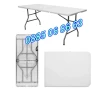 Сгъваема маса за кетъринг, градинска маса 180/74 см, къмпинг маса, снимка 2
