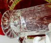 Кристална халба с капак от калай. , снимка 7