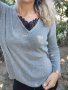 Пуловер HAILYS с дантелка S/M, снимка 1 - Блузи с дълъг ръкав и пуловери - 42485782