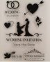Покана за Сватба Сватбен силиконов гумен печат декор бисквитки фондан Scrapbooking