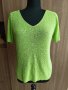 Тънка зелена блузка, снимка 1 - Тениски - 44458719