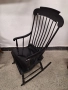 Античен Американски люлеещ стол Boston Rocker , снимка 2