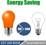 Пакет от 10 3W E27 A50 LED крушки с винтова капачка за сватба, Хелоуин, Коледа, парти, бар, снимка 5
