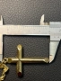 Златен Ланец кръст синджир krast ланче 14 к 585 gold zlato  lanec lance, снимка 7