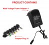 Универс Комбиниран Стабилизиран Регулируем Захранващ Адаптер Конвертор 3V 4.5V 6V 7.5V 9V 12V 3A 30W, снимка 3