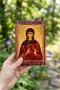 Дървена икона Света Мъченица Гликерия – Ръчна изработка, снимка 4