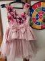 детска рокля розова-128, снимка 2