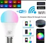 Интелигентна WiFi,smart , LED крушка ,с достъп за управление, снимка 1