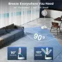 Marchpower сгъваем безжичен вентилатор 7200mAh, снимка 5
