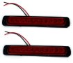 1 бр. блиц мигащи габарити ЛЕД LED Пътна помощ червена светлина 12-24V, снимка 1