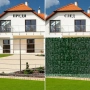 Изкуствен жив плет от бръшлян 1.5 x 3 м – UV устойчив, плътна зелена стена за балкон и ограда, снимка 4