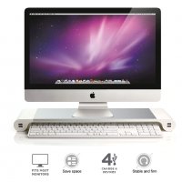 Apple iMac Стойка за Лаптоп/Монитор за Бюро  Алуминиева Лаптоп Монит MacBook Pro AiR за работно бюро, снимка 2 - Друга електроника - 39475184