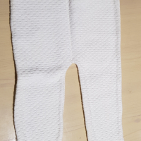 Бял комплект фанела и панталон плетени 1 - 2 год, снимка 6 - Комплекти за бебе - 36498166