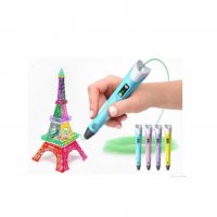 Писалка за 3D рисунки и фигурки 3D Pen Draw your Dream +пълнители , снимка 3 - Фигурки - 28100831