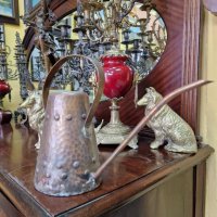 Антикварен английски меден чайник , снимка 4 - Антикварни и старинни предмети - 39485674