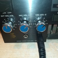 sony stereo mixing ampli-made in japan-120v/60hz, снимка 4 - Ресийвъри, усилватели, смесителни пултове - 30256581