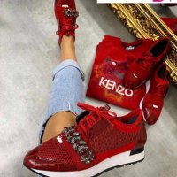 Дамски обувки Balenciaga червени, снимка 1 - Дамски ежедневни обувки - 29901380