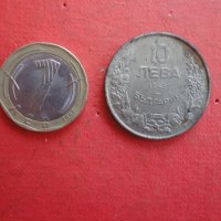 10 лева 1943 царска монета , снимка 1 - Нумизматика и бонистика - 42192480