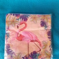 Парти салфетки фламинго, снимка 1 - Други - 37856099