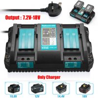 Зарядно за батериите BL MAKITA 14.4V - 18V, снимка 2 - Винтоверти - 26558281