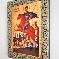 Икона на Свети Димитър icona Sveti Dimitar, снимка 3 - Икони - 21064176