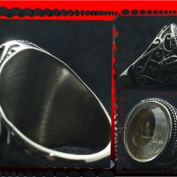 Мъжки пръстен Stainless Steel 316L стомана, снимка 4 - Пръстени - 29178110