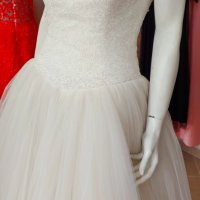 ултра сияеща сватбена рокля с обем, снимка 2 - Сватбени рокли - 39109965