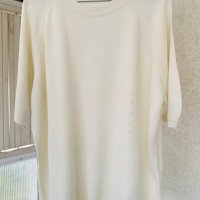 Красива блуза екрю FASHION EXTRA , снимка 1 - Блузи с дълъг ръкав и пуловери - 42532749