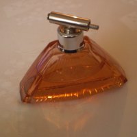  1930 гАрт Деко бутилка за парфюм  кристално стъкло, снимка 1 - Антикварни и старинни предмети - 38992972