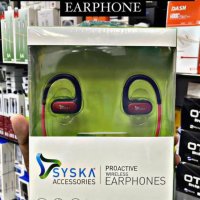 Спортни слушалки/ Хендсфри Syska HE5700 с HD звук, снимка 2 - Bluetooth слушалки - 38488627