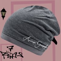 Шапки Beanie АРИАНА ГРАНДЕ / ARIANA GRANDE - фина материя - 3 МОДЕЛА., снимка 1 - Шапки - 31029457